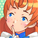 エプロンドレスの少女_思考中