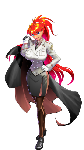炎の髪の美女