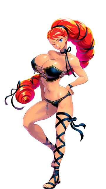 黒水着の美女