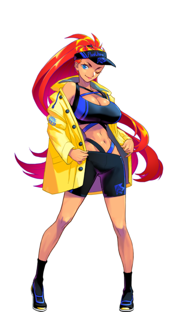 炎の髪の美女_パーカー