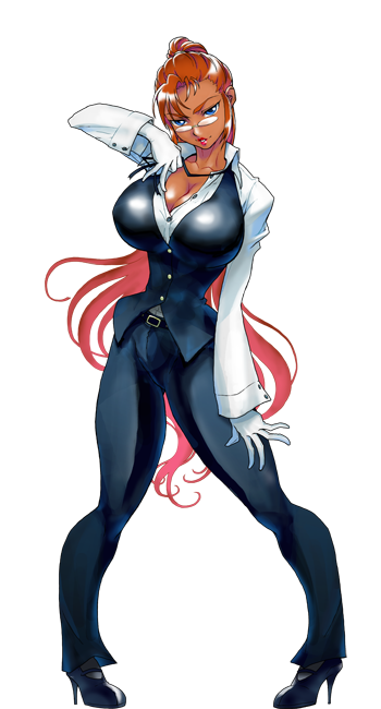 赤髪の女戦士_スーツ