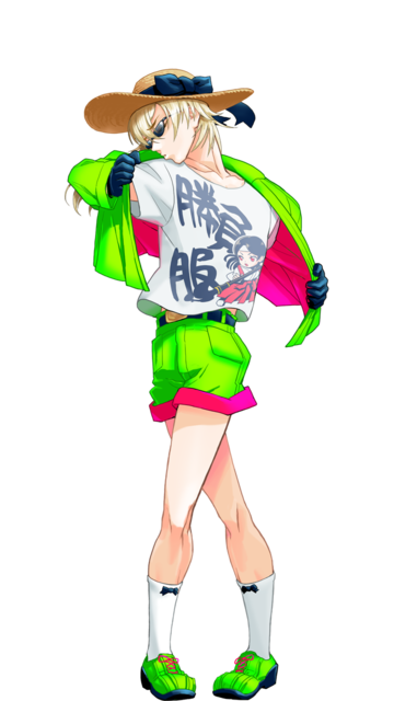 金髪の青年_勝負服