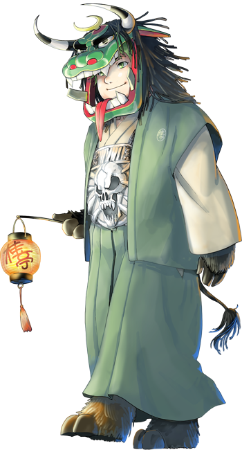 百鬼夜行_牛鬼仮装
